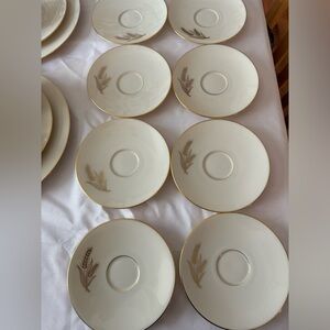 🌾VINTAGE🌾Wheat by Lenox Tea cups and saucers